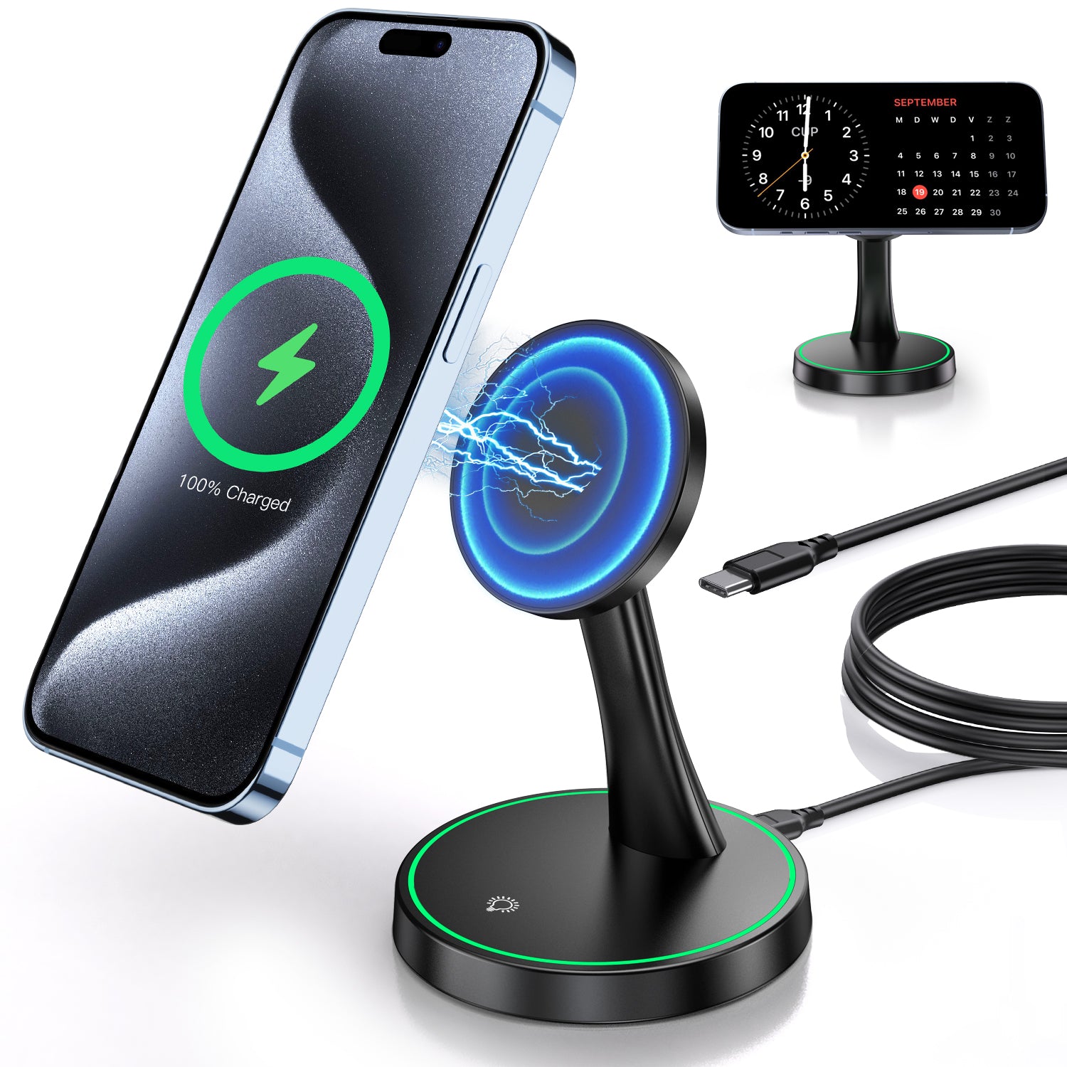 Magnetic Wireless Charging Stand 15W – OANDYS
